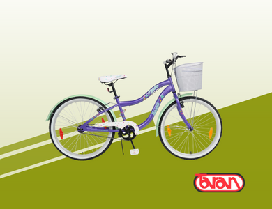 BIBICLETA DE PASEO BACCIO MYSTIC RODADO 24