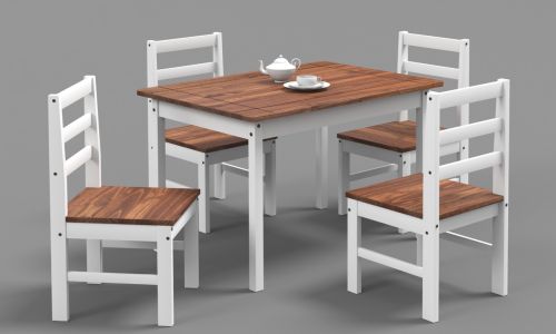 JUEGO DE COMEDOR BELLA NEVADO