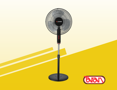VENTILADOR DE PIE JAMES VP 170 BK - Negro