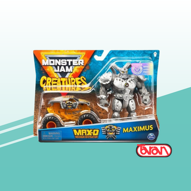 Die Cast 1:64 + Figuras Maximus Monsetr Jam 58731