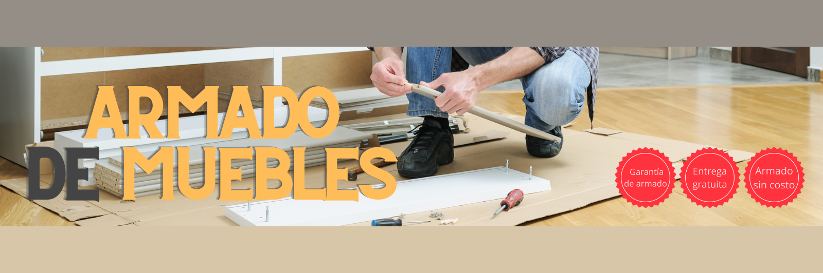 Armado de muebles sin costo