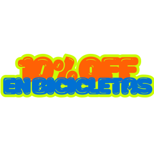 10%OFF EN BICICLETAS taran
