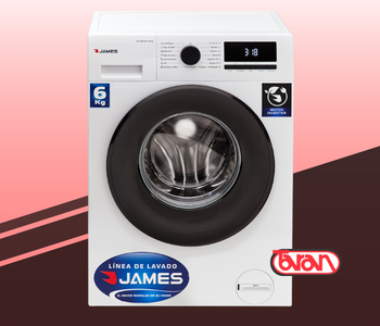 LAVARROPA INVERTER 6 KILOS JAMES LR 1006 INV G6 BL